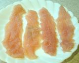 A picture of step 1 of Yam Potato Pickled Plum and Nori Seaweed Rolls With Chicken Tenders.