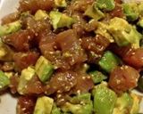 A picture of step 4 of Tuna and Avocado Poke.
