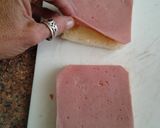 A picture of step 4 of Ladybirds Ghost Sandwiches.