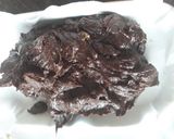 A picture of step 11 of Eggless Whole Wheat Chocolate fudge Brownie.