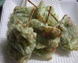 A picture of step 3 of Chikuwa Isobe (Seaweed) Fritters.