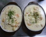 A picture of step 7 of Shrimp and Scallop Doria with Handmade Sauce.