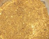 A picture of step 11 of Sattu ki litti chokha bihari platter.