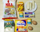 Foto langkah ke 1 dari resep Banana Chesse Cake.