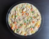 A picture of step 6 of Chicken Pot Pie.