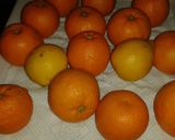 A picture of step 1 of Seville orange marmalade.
