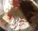 A picture of step 1 of Palak Vadi.