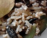 A picture of step 9 of Zucchini Mushroom Rice Skillet.