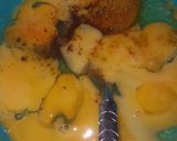 A picture of step 4 of Yam balls.