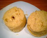 A picture of step 7 of Vanilla Microwave Cake.