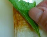 A picture of step 2 of Chikuwa, Shiso, and Cheese Rolls.