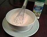A picture of step 1 of Spicy Ranch Dip/Dressing.
