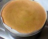 A picture of step 1 of Strawberry Tiramisu Mousse Cake.