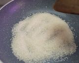 A picture of step 2 of Almonds Cranberry Chikki.