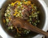 A picture of step 5 of Okra and beef stew.