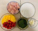 青醬彩椒雞肉燉飯 一鍋到底的食譜步驟1照片