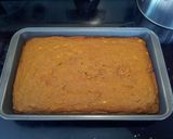 A picture of step 4 of Pumpkin Cake Squares.