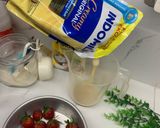 Foto langkah ke 6 dari resep Pudding strawberry lychee.