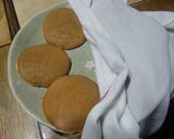 A picture of step 7 of Dorayaki (Red Bean Paste Pancakes).