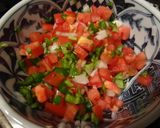 A picture of step 7 of Easy Mexican Seven Layer Dip.