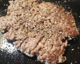 A picture of step 2 of Peppered Pink Salt Burger.