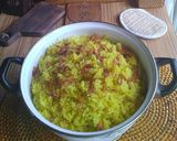 Foto langkah ke 4 dari resep Nasi Kuning versi Kukus.