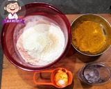 Foto langkah ke 2 dari resep Vegan Pumpkin Donuts alaMetut 👩‍🍳.