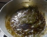 A picture of step 6 of Palak paneer.