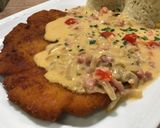 Hagymás-szalonnás mártás frissensültekhez recept fázis 2 fotója