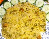 A picture of step 10 of Chicken Chunks Green Peas Rice or Tahiri 😋.