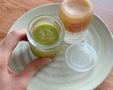 Hình bước làm 1 của món Pudding Bơ + pudding xoài