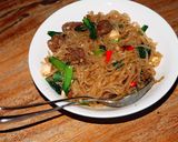 Foto langkah ke 4 dari resep Mie goreng jawa shirataki / keto / debm #ketopad.
