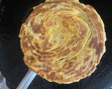A picture of step 2 of Kesaria Laccha Paratha.