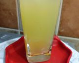 A picture of step 3 of Mosambi Tang Juice.