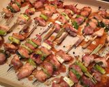 A picture of step 7 of Yakitori 焼き鳥 Negima.