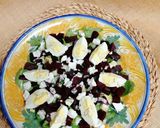 Foto del paso 8 de la receta Ensalada de remolacha con vinagreta de queso de cabra