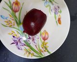 A picture of step 1 of Beetroot sandwich.