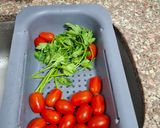 A picture of step 4 of Quinoa Mediterranean Salad.