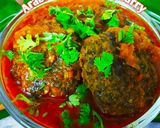 A picture of step 8 of Arabi Leaves Kofta Curry.