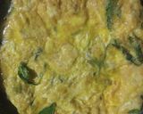 Foto langkah ke 3 dari resep Telur Dadar Tempe Kemangi.
