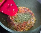 A picture of step 4 of Kisir (Turkish Salad).