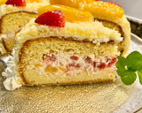 Foto del paso 14 de la receta: Tarta con frutas y nata