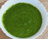 A picture of step 1 of Palak Paneer.