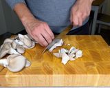 A picture of step 4 of Pasta alla Boscaiola.