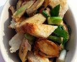 Mushroom and arugula salad (breakfast/side dish)vegan recipe step 6 photo