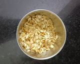 A picture of step 3 of Soybean flour laddu.