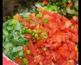 Masaledaar Green onion with potatoes recipe step 2 photo