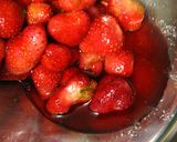 A picture of step 2 of Strawberry Jello for Strawberry Lovers.