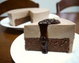 A picture of step 6 of Fluffy Chocolate Bavarois.