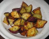 A picture of step 8 of Honey Flavored Daigaku-imo (Deep-Fried & Caramelized Sweet Potatoes).